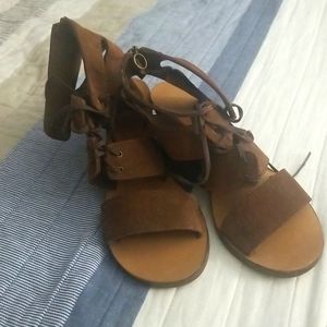 Cute Brown Suede strappy Sandal!